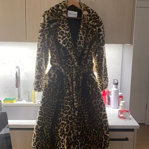 Leopard Stand Studio Coat